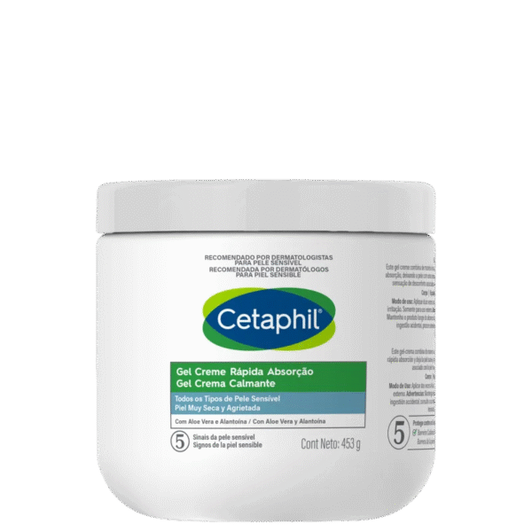 Cetaphil com Aloe Vera Rápida Absorção - Gel Creme Hidratante Corporal 226g - Imagem 5