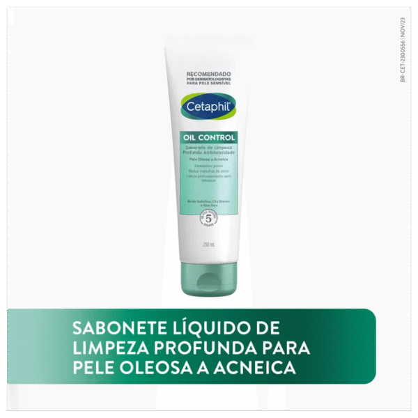 Cetaphil Oil Control - Sabonete Facial 250ml - Imagem 3