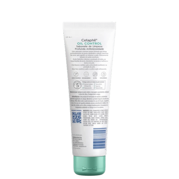 Cetaphil Oil Control - Sabonete Facial 124ml - Imagem 2