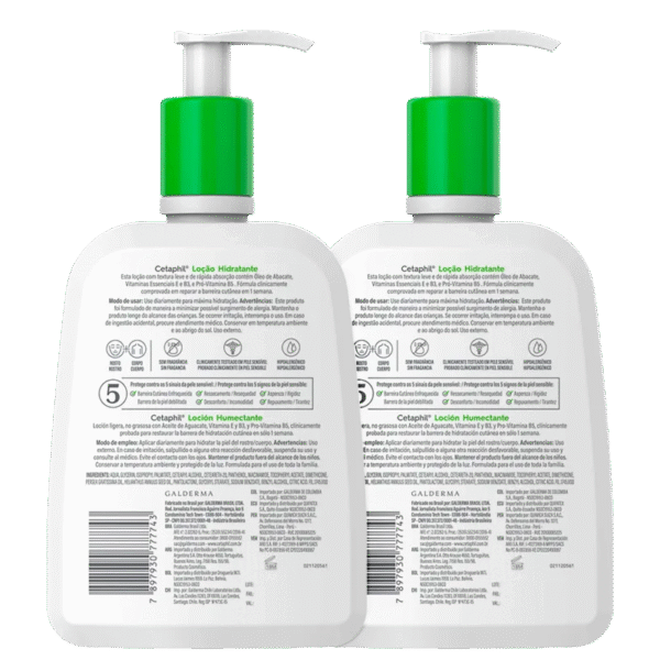 Kit Cetaphil Loção Hidratante Corporal e Facial (2 Unidades) - Imagem 2