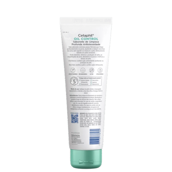 Cetaphil Oil Control - Sabonete Facial 250ml - Imagem 2