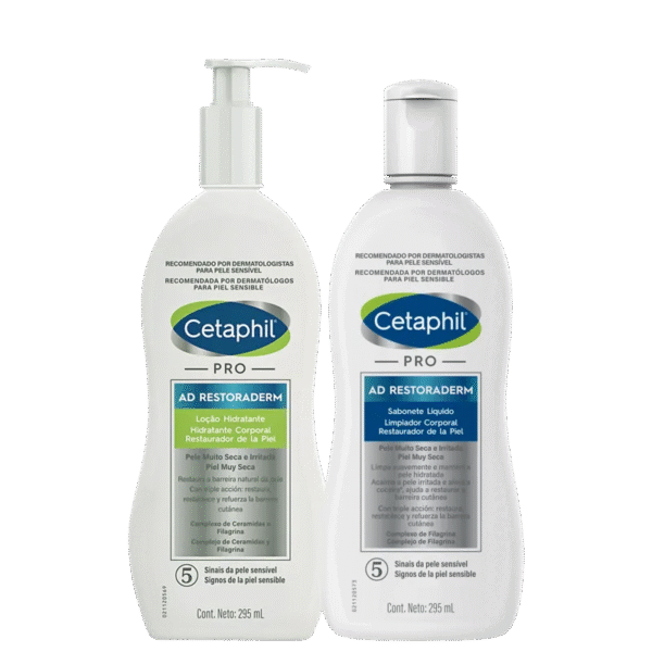 Kit Cetaphil Pro AD Restoraderm (2 Produtos)